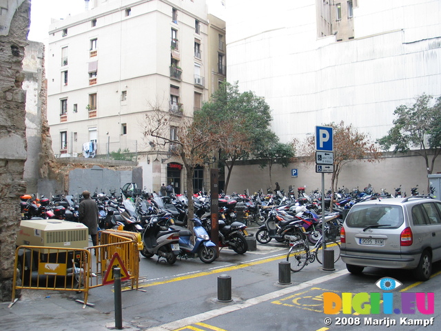 20549 Motor bike parking lot